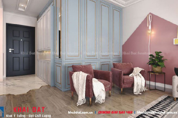 Thiết Kế Căn Hộ Bán Cổ Điển Đa Màu Sắc