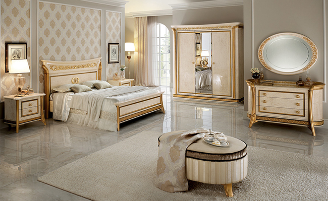 thiết kế nội thất phòng ngủ phong cách cổ điển