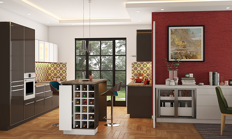 Mẫu thiết kế nội thất phòng bếp đẹp, đơn giản, hiện đại 