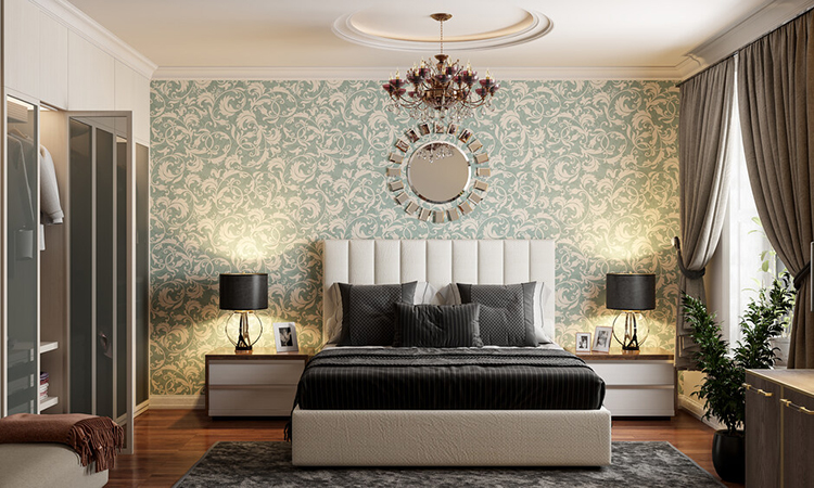 trang trí nội thất Phòng khách này mang phong cách giữa thế kỷ