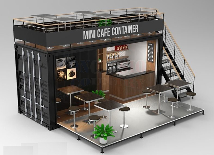 thiết kế thi công quán cafe thép tiền chế