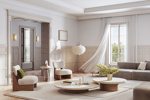 Phong Cách Indochine – Nội Thất Căn Hộ 3 Phòng Ngủ Đầy Tinh Tế