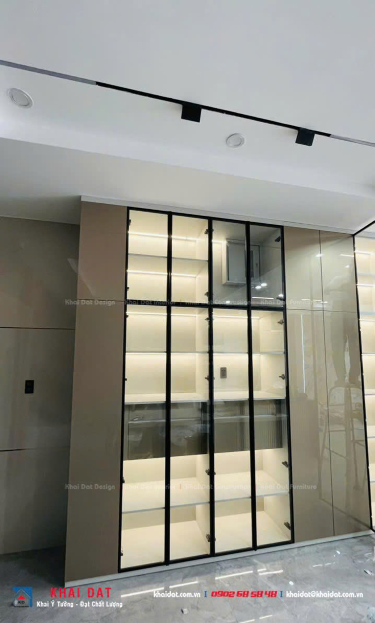 thi công đồ gỗ nội thất nhà phố hiện đại giá rẻ