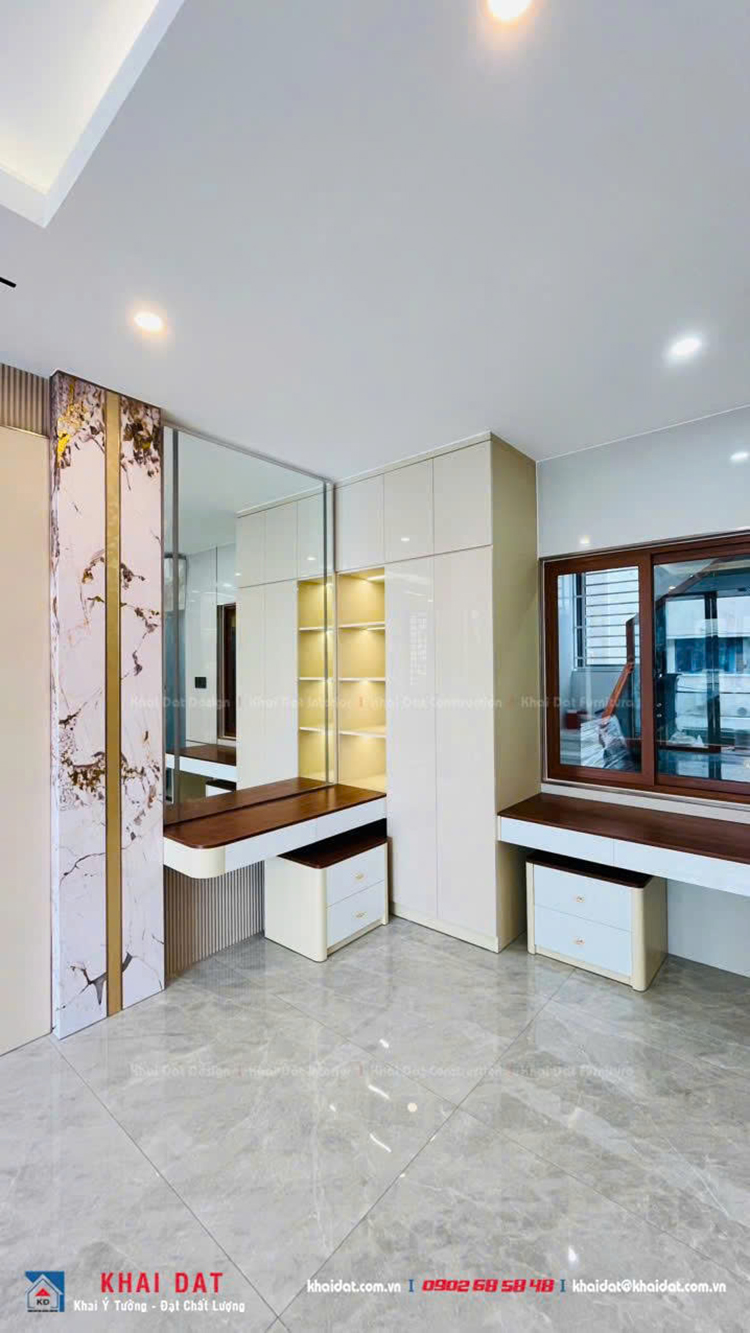 thi công đồ gỗ nội thất nhà phố hiện đại giá rẻ