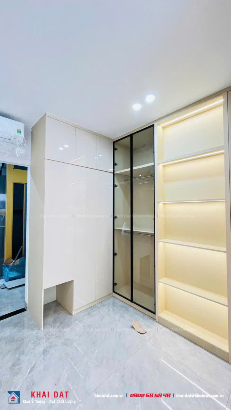 thi công đồ gỗ nội thất nhà phố hiện đại giá rẻ