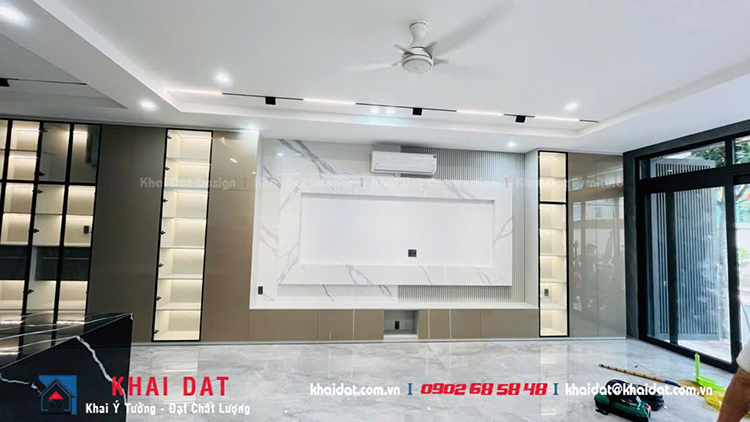 thi công đồ gỗ nội thất nhà phố hiện đại giá rẻ