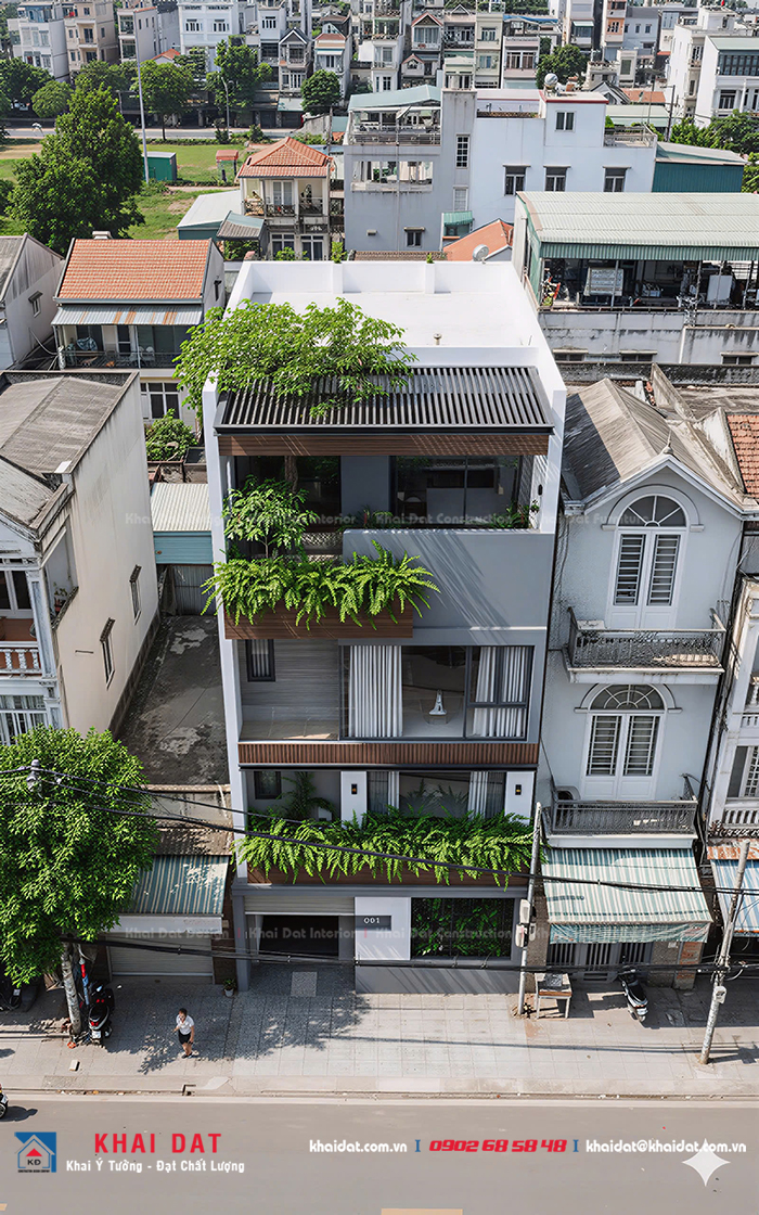 mẫu mặt tiền nhà phố ngang 5m tại quận 11 đẹp