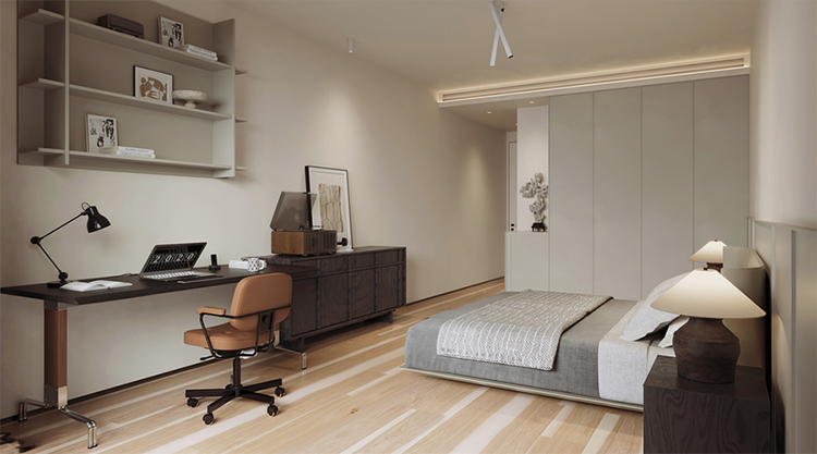 Mẫu nội thất nhà phố hiện đại đẹp sang trọng