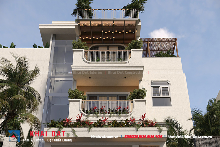 Mẫu thiết kế nhà phố biệt hiện đại đẹp nhất 2026