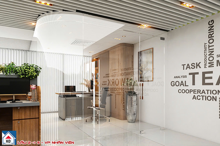 thi công văn phòng chuyên nghiệp thiết kế văn phòng đẹp