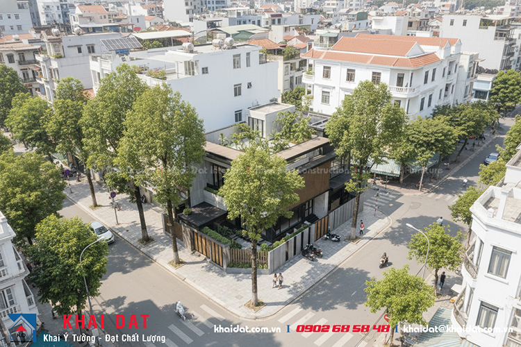 Biệt thự hiện đại sang trọng – thiết kế và thi công trọn gói bởi Khai Đạt, mang lại không gian sống đẳng cấp, tinh tế và gần gũi thiên nhiên. mẫu thiết kế thi công biệt thự 2 tầng đẹp