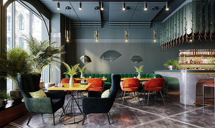 cải tạo nội thất quán cafe đẹp hiện đại tại bình Dương