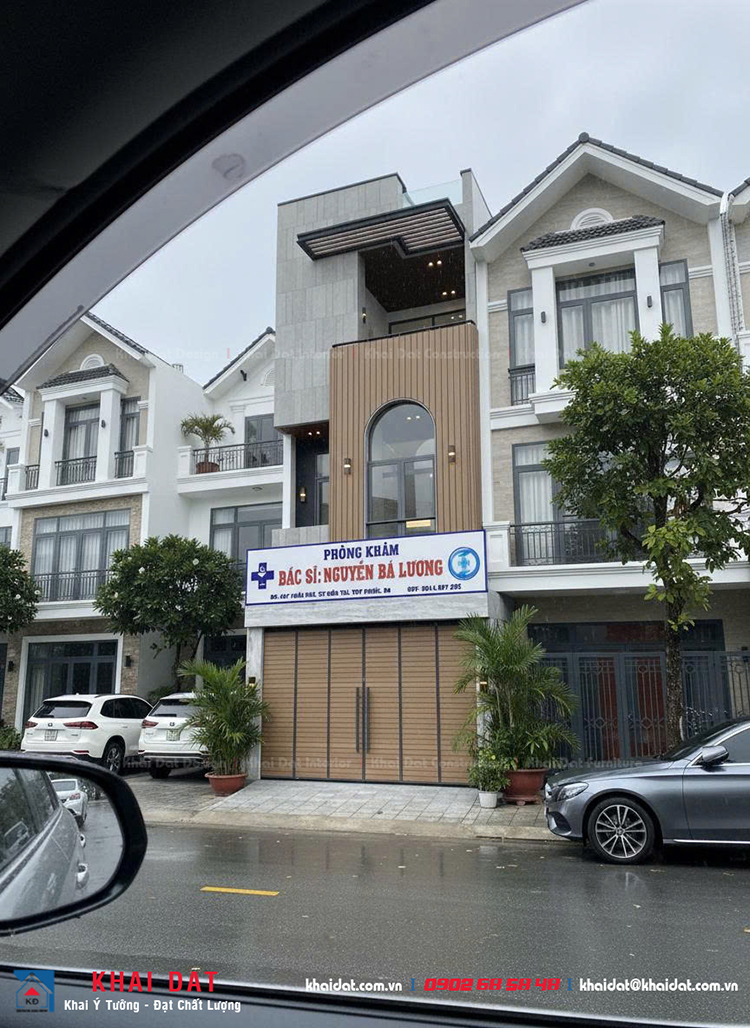 thiết kế thi công nhà phố kết hợp phòng khám đẹp nhất 2026