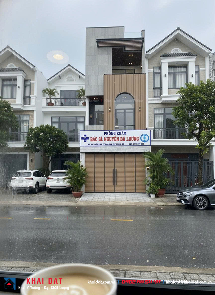 thiết kế thi công nhà phố kết hợp phòng khám đẹp nhất 2026