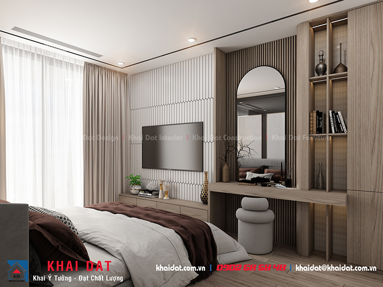 Thiết kế Nội thất phòng ngủ căn hộ Vinhomes Central Park