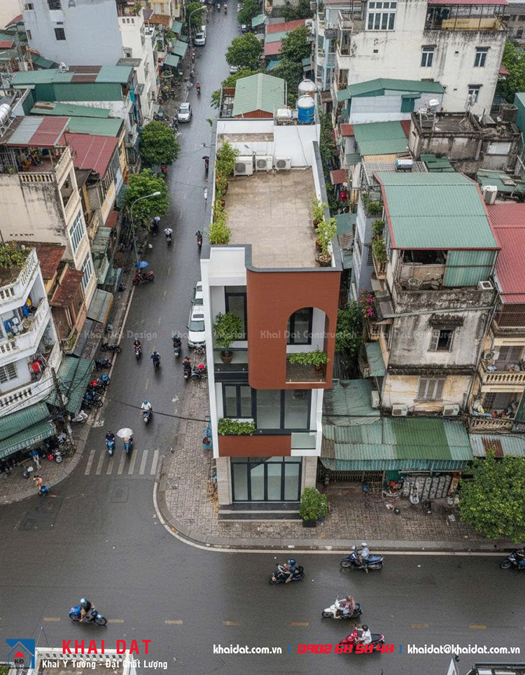 mặt tiền nhà phố ngang 5m tại bình định