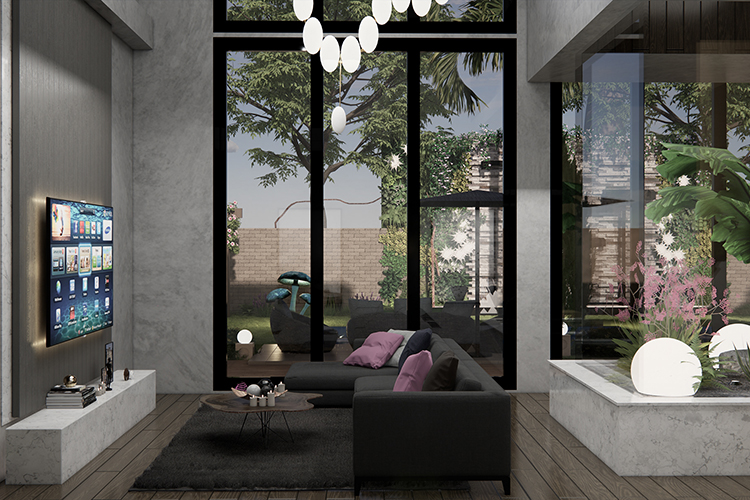 Phong cách Biophilic là phong cách thiết kế nội thất và kiến trúc tập trung vào việc kết nối con người với thiên nhiên