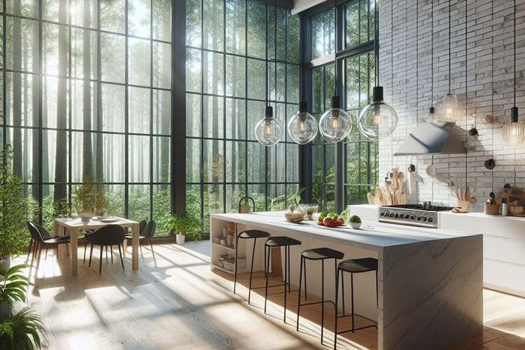 Nội Thất Bếp Ăn Biophilic – Xu Hướng Sống Xanh Dẫn Đầu 2026