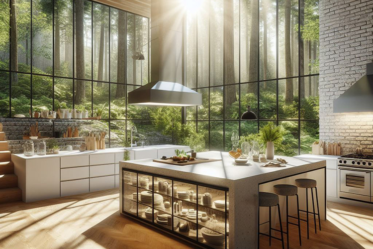 Nội Thất Bếp Ăn Biophilic – Xu Hướng Sống Xanh Dẫn Đầu 2026