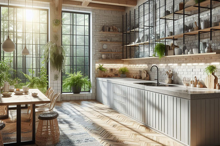 Nội Thất Bếp Ăn Biophilic – Xu Hướng Sống Xanh Dẫn Đầu 2026