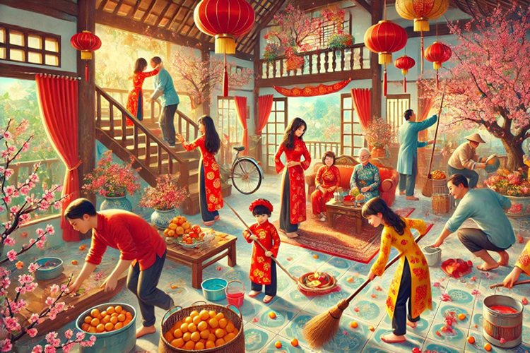 25 Cách Trang Trí & Sắp Xếp Nhà Đón Tết