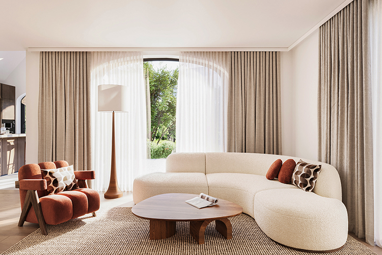 thiết kế thi công trọn gói nội thất phòng khách căn hộ đẹp