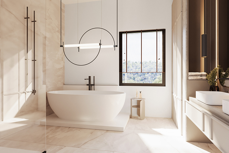 mẫu nội thất phòng tắm đẹp