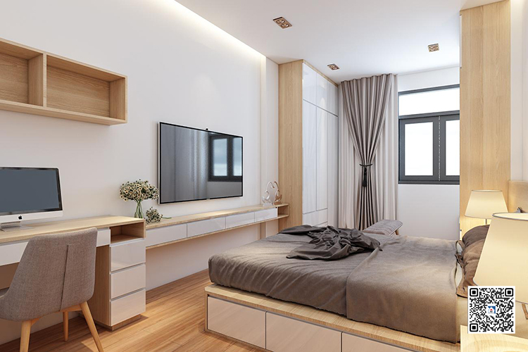 Thiết kế nhà chung cư căn hộ đẹp 70m2