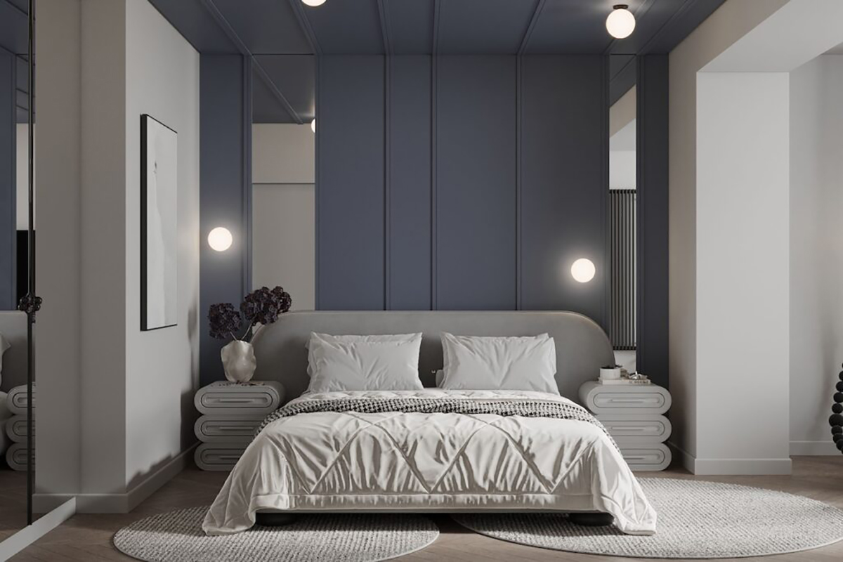 Gương trang trí phòng ngủ cắt theo kích thước riêng