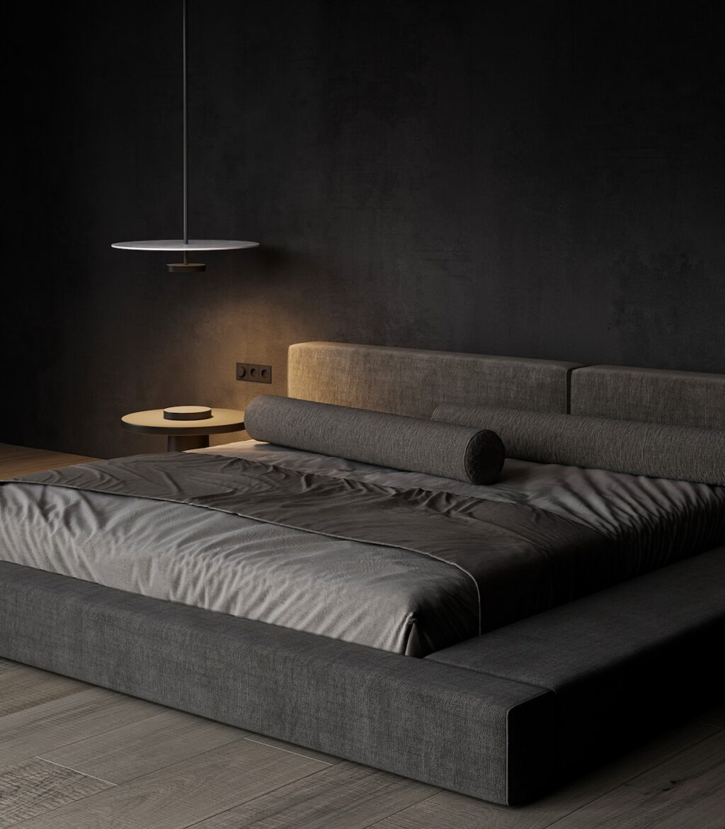 Nội thất Phòng ngủ màu đen sang trọng