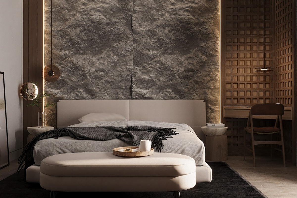 Bố trí nội thất phòng ngủ sang trọng theo thói quen sử dụng