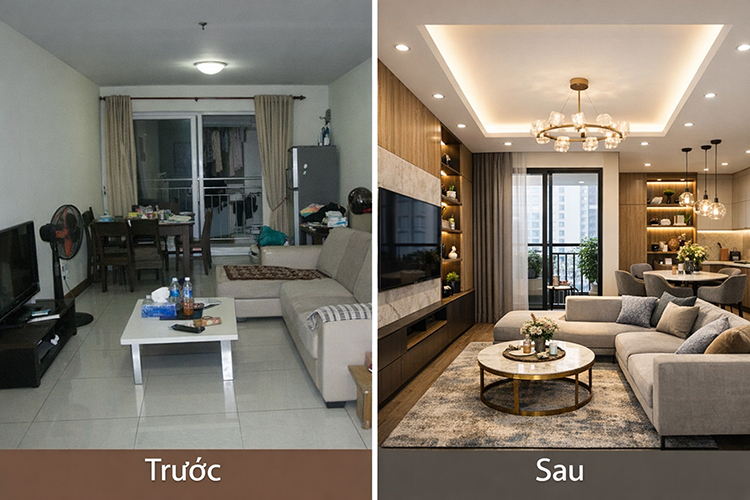 Cải tạo nội thất chung cư đón Tết: Làm sao nhanh – gọn – đẹp mà không phát sinh?