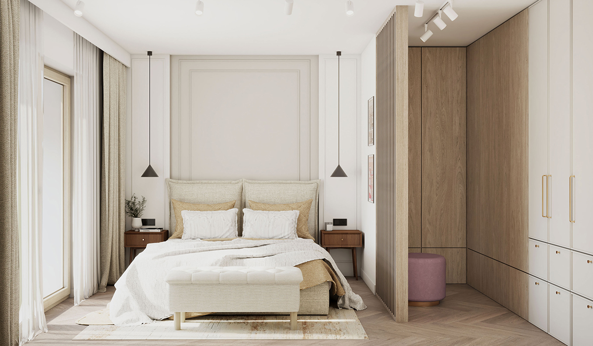 Cải tạo căn hộ 2 phòng ngủ đẹp