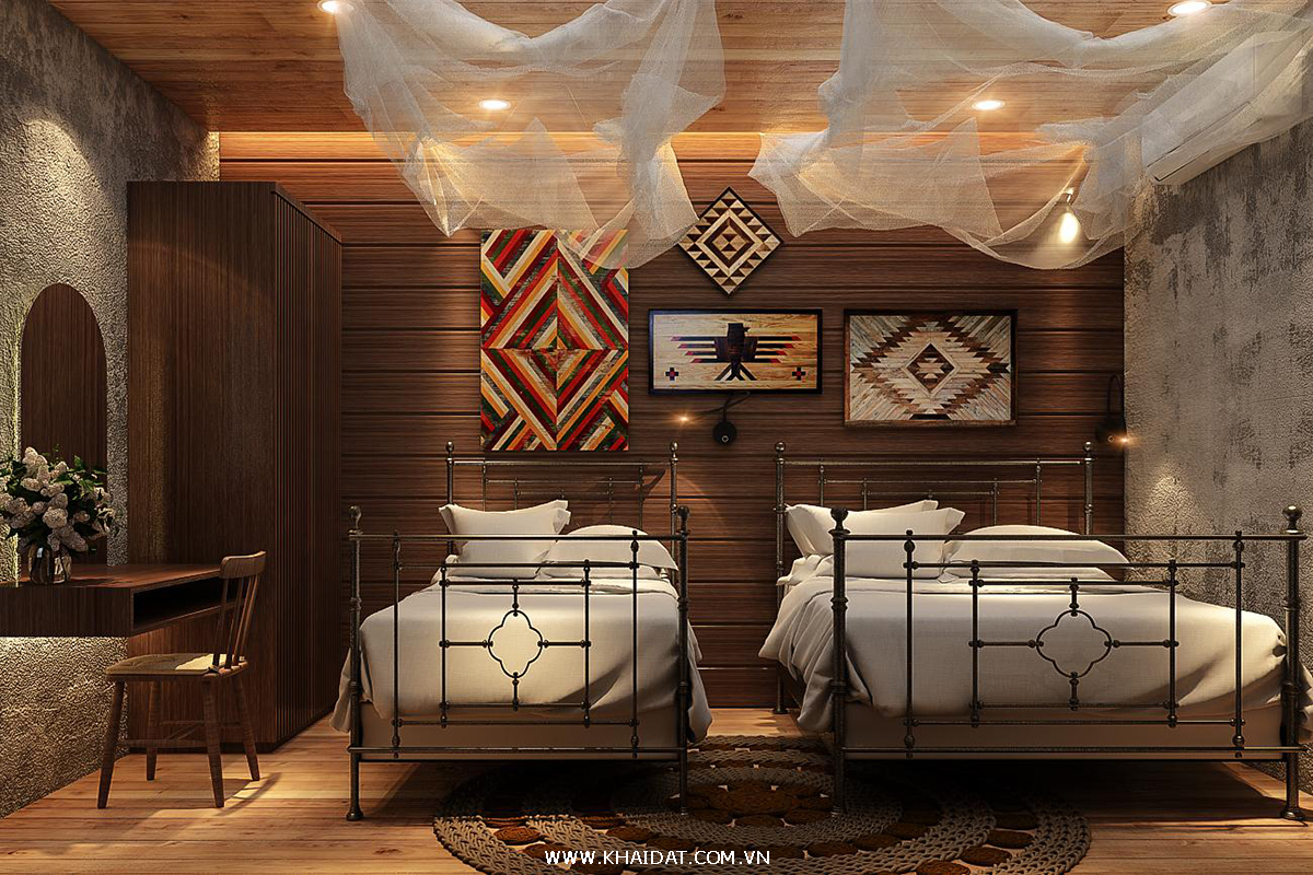 THI CÔNG NỘI THẤT VILLA RESORT CAO CẤP