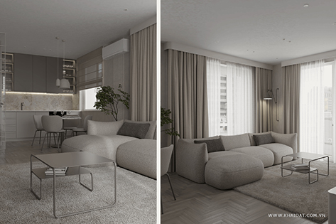 Thiết kế nội thất căn hộ 40m² – Giải pháp tối ưu không gian sống cho căn hộ nhỏ