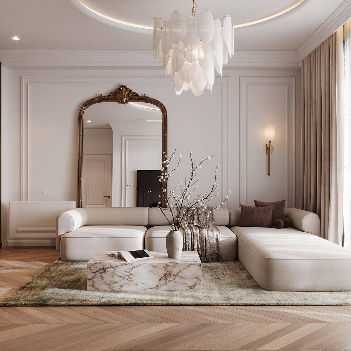 Nội thất căn hộ phong cách Đương đại