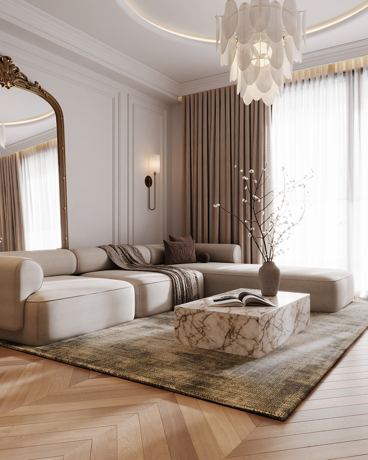 Nội thất căn hộ phong cách Đương đại