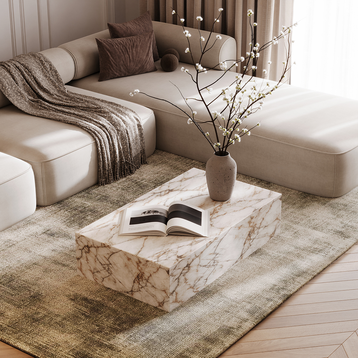 Nội thất căn hộ phong cách Đương đại