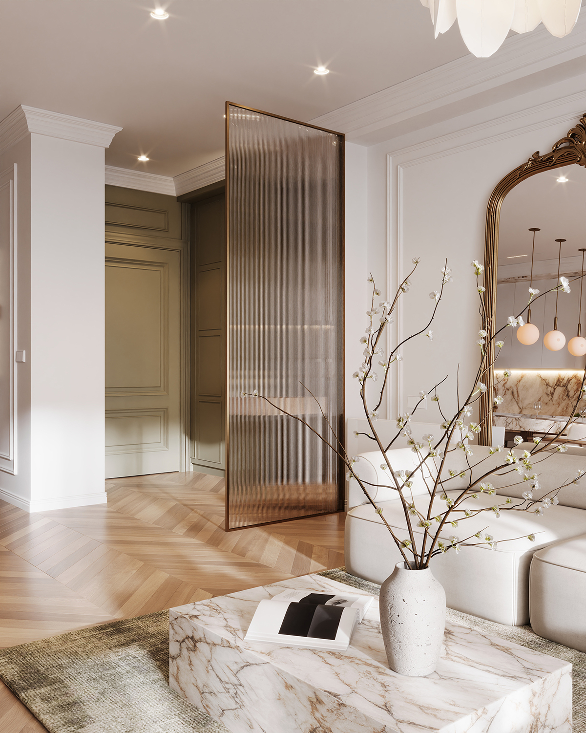 Nội thất căn hộ phong cách Đương đại