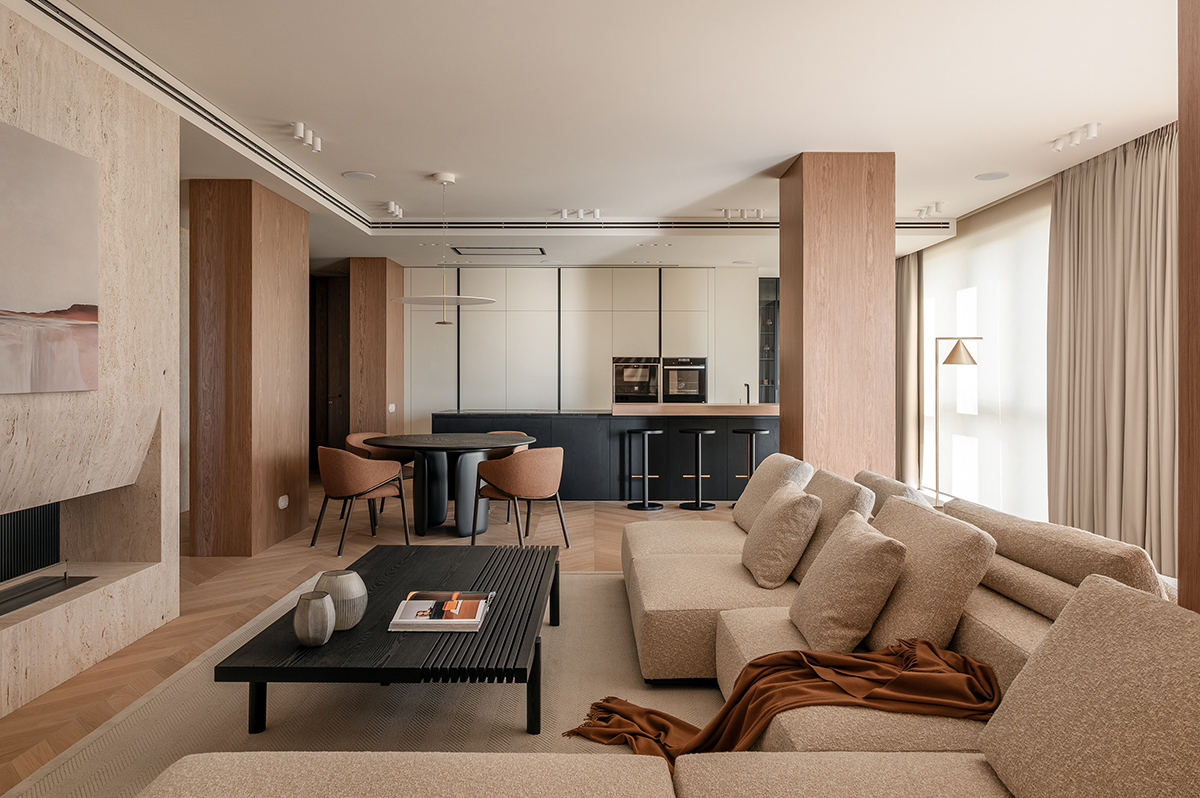 Nội thất nhà phố phong cách Modern Classic