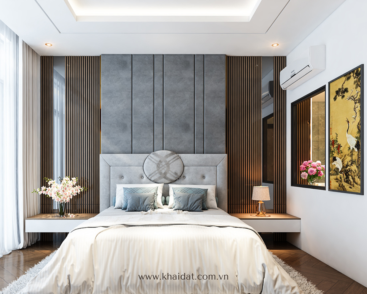 Trang trí nội thất phòng ngủ hien đại đẹp 