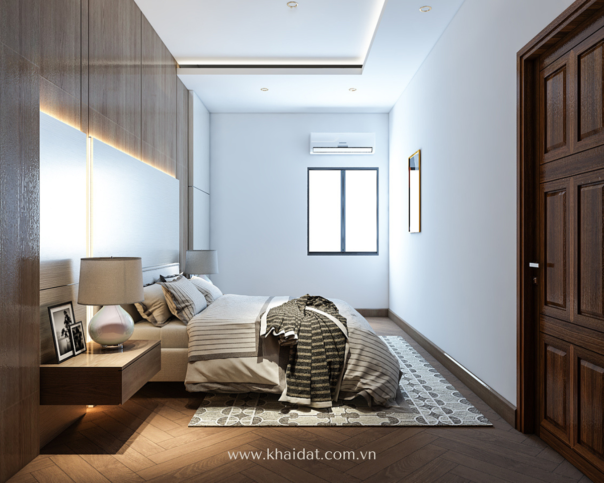 Trang trí nội thất phòng ngủ hien đại đẹp 