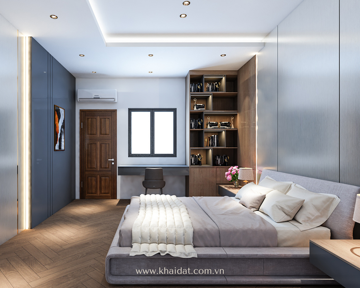 Trang trí nội thất phòng ngủ hien đại đẹp 