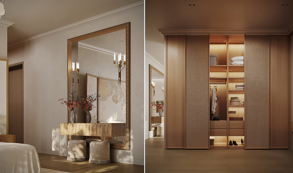 Nội thất phòng ngủ phong cách Japandi