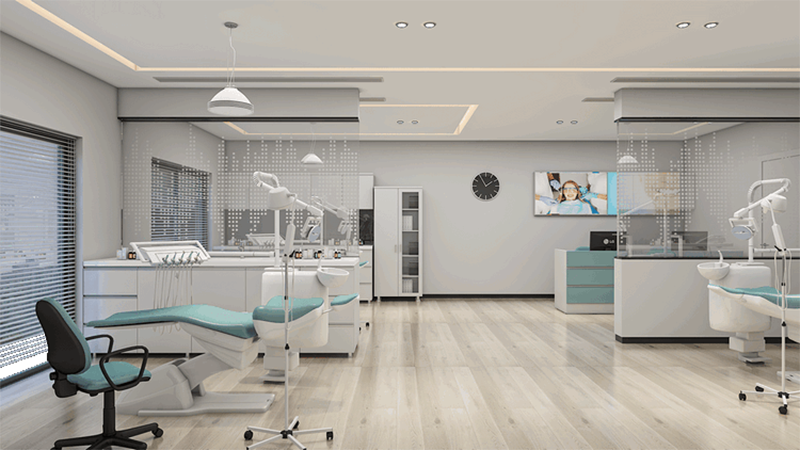Thiết kế nội thất phòng khám nha khoa