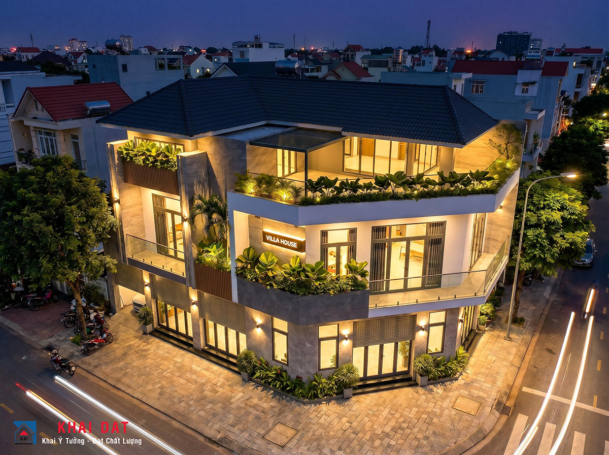 biệt thự hiện đại tại đà nẵng, villa hiện đại 2 mặt tiền