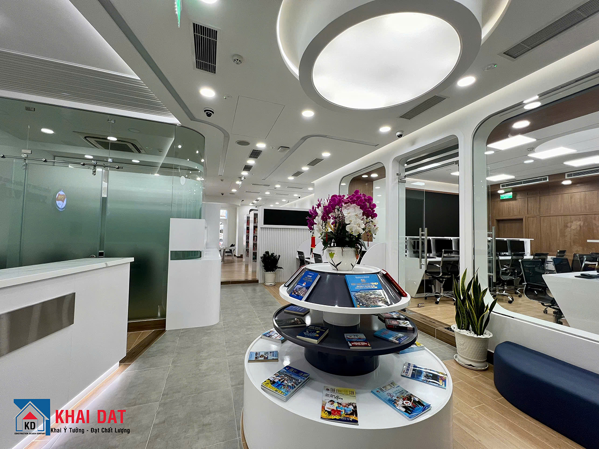 Thiết kế văn phòng hiện đại 2026. Không gian sáng tạo cùng Khai Đạt