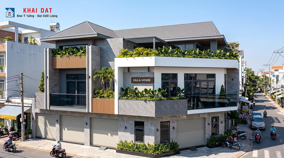 biệt thự hiện đại tại đà nẵng, villa hiện đại 2 mặt tiền
