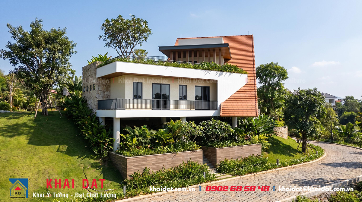 Mẫu thiết kế thi công khu nghỉ dưỡng đẹp