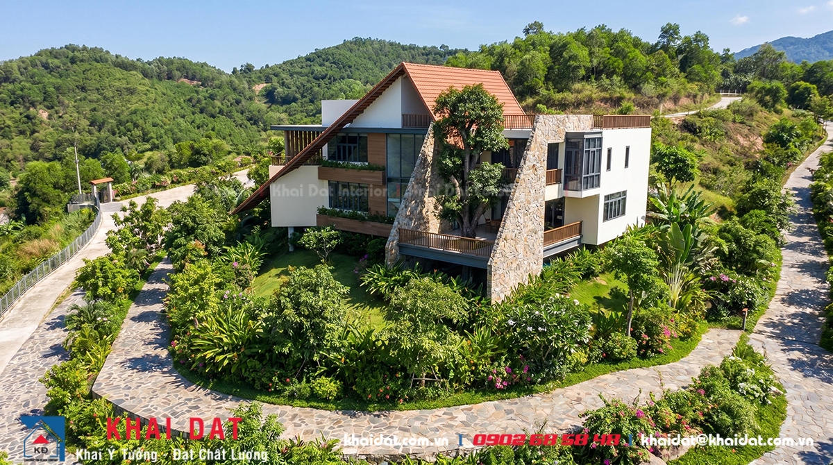 Mẫu thiết kế thi công khu nghỉ dưỡng đẹp